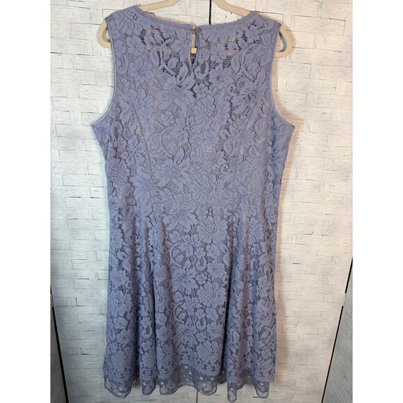 Isaac Mizrahi women’s dress sleeveless lace evening wedding guest plus size  - Picture 2 of 11